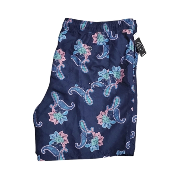 NWT Original Use Men's Paisley Print 7" Swim Trunks XXL - Picture 3 of 8